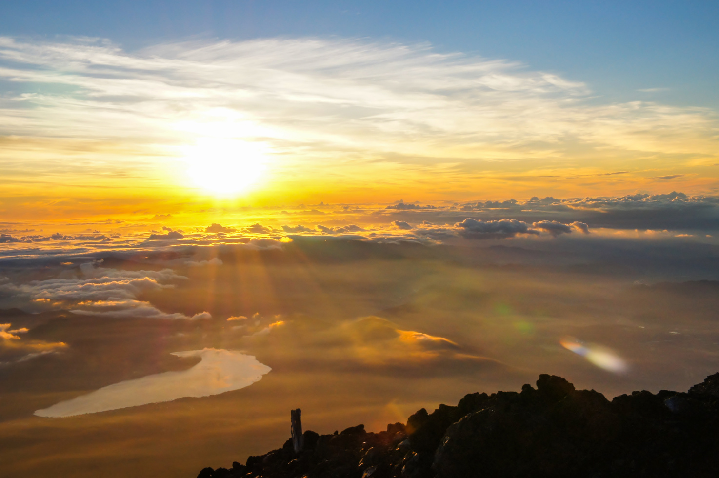 Divine Sunrise, Mount Fuji